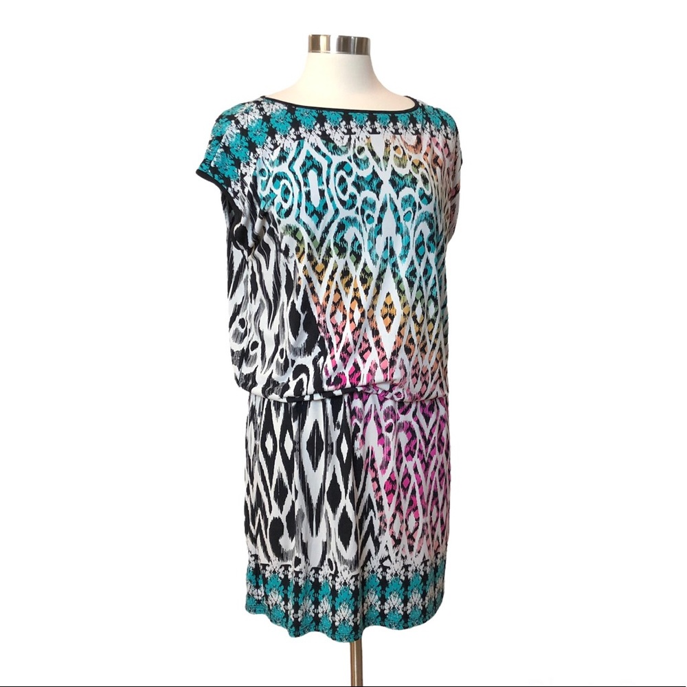 Style & Co Multicolored Patterned Dress - Picture 5 of 14